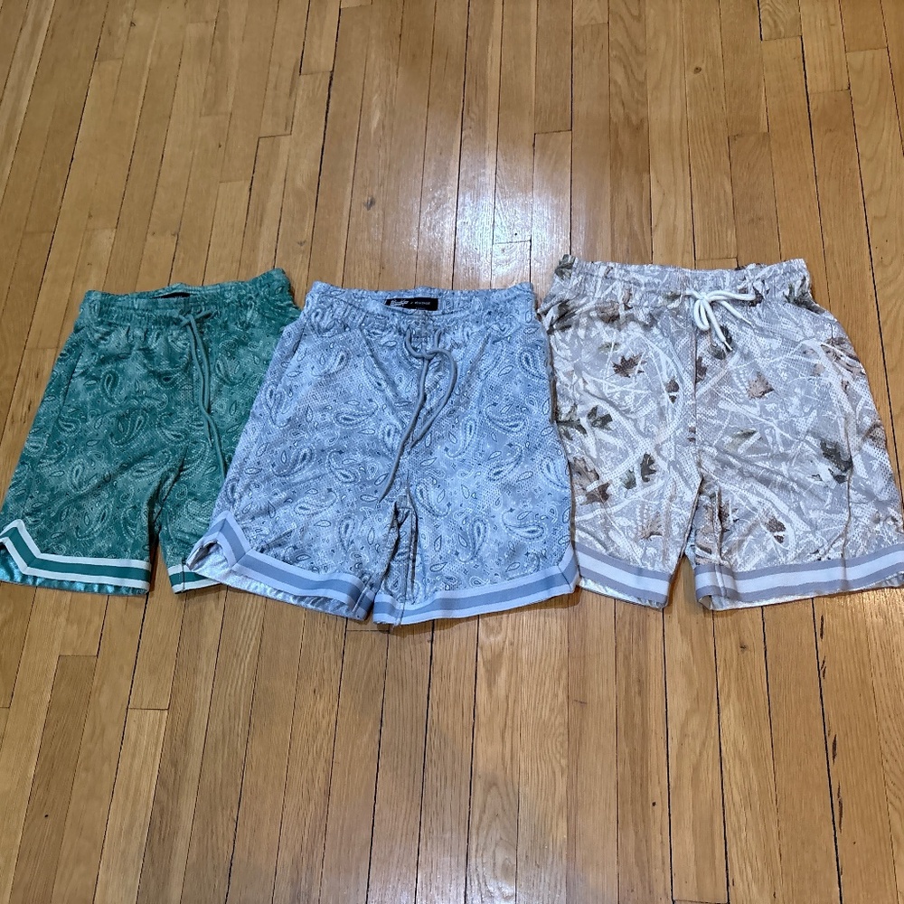 Brooklyn Cloth Mesh Shorts Lot of 3 Size Men’s Small Like New